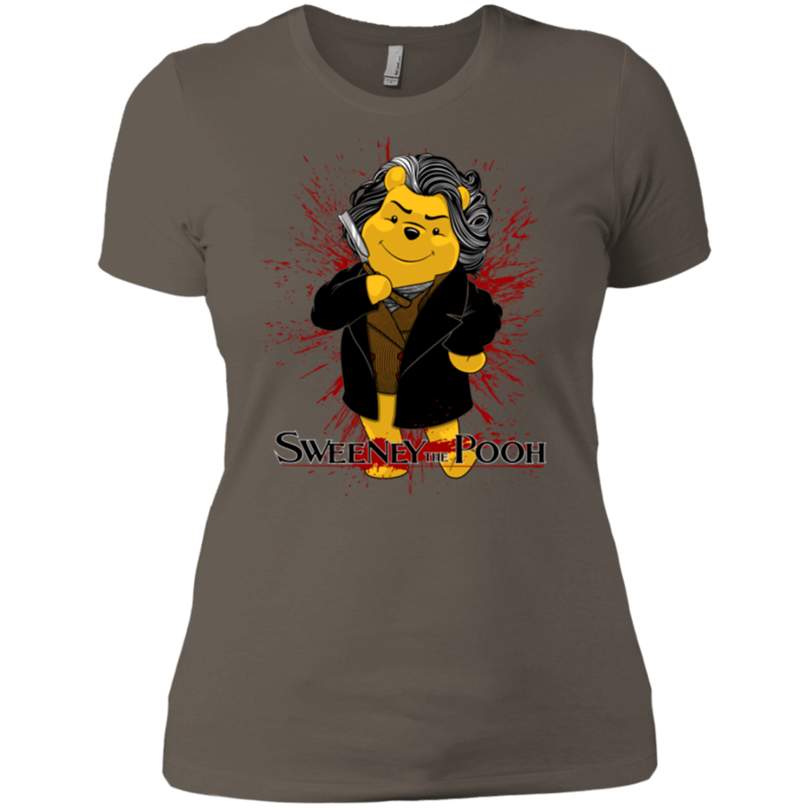 T-Shirts Warm Grey / X-Small Sweeney the Pooh Women's Premium T-Shirt