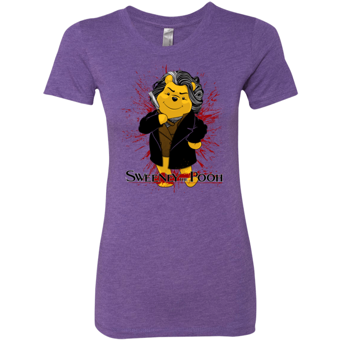 T-Shirts Purple Rush / S Sweeney the Pooh Women's Triblend T-Shirt