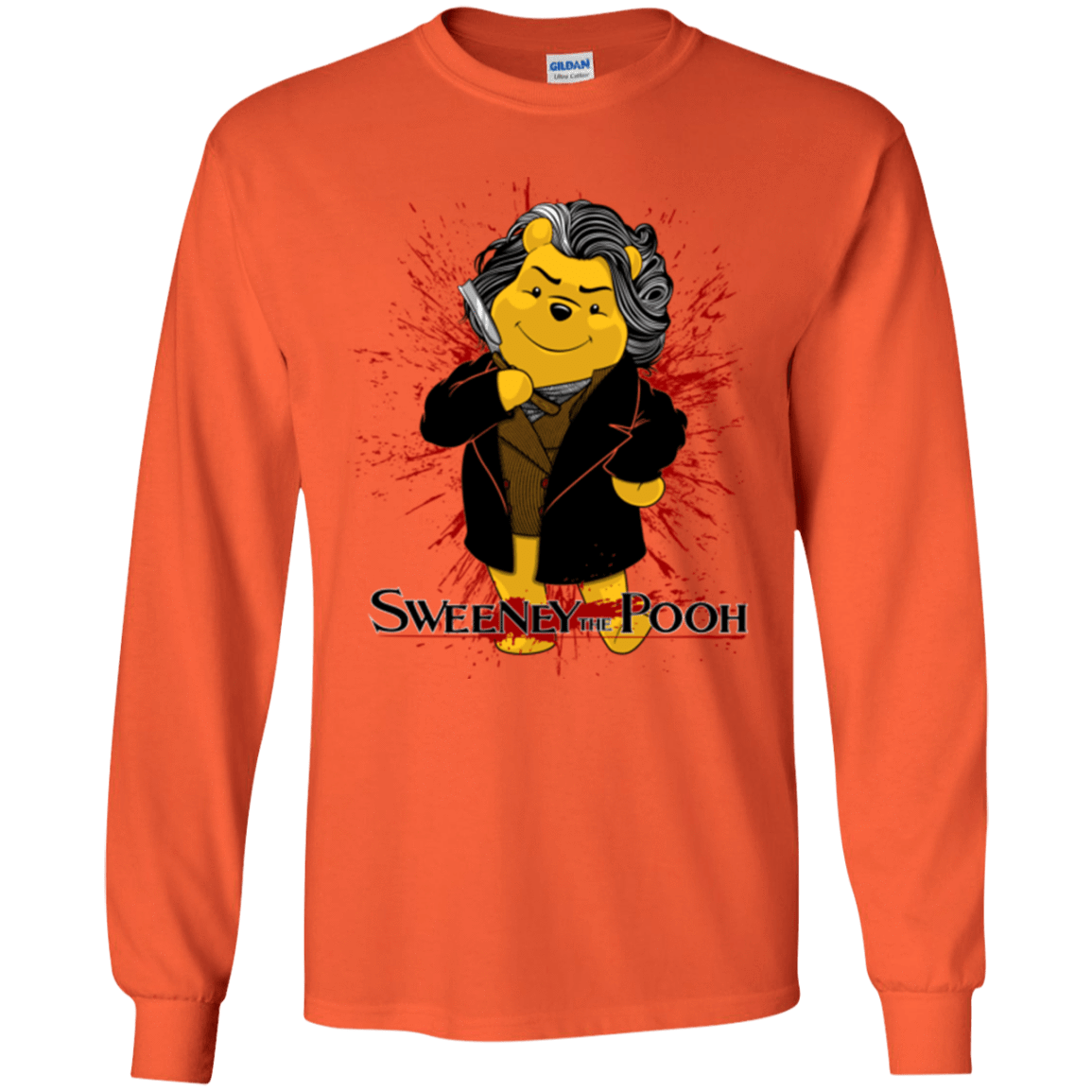 T-Shirts Orange / YS Sweeney the Pooh Youth Long Sleeve T-Shirt
