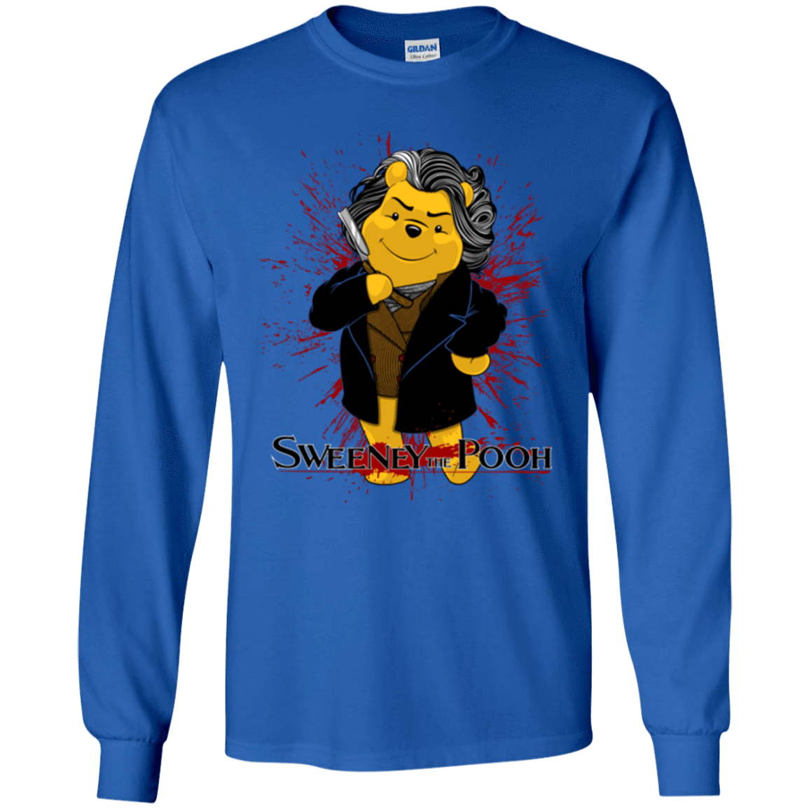 T-Shirts Royal / YS Sweeney the Pooh Youth Long Sleeve T-Shirt