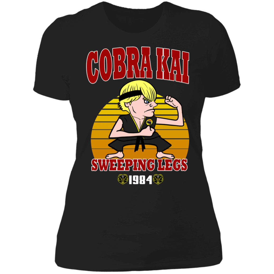 T-Shirts Black / X-Small Sweeping Legs 1984 Women's Premium T-Shirt