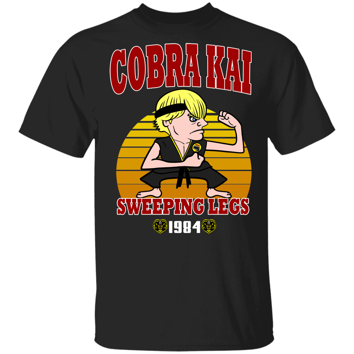 T-Shirts Black / YXS Sweeping Legs 1984 Youth T-Shirt