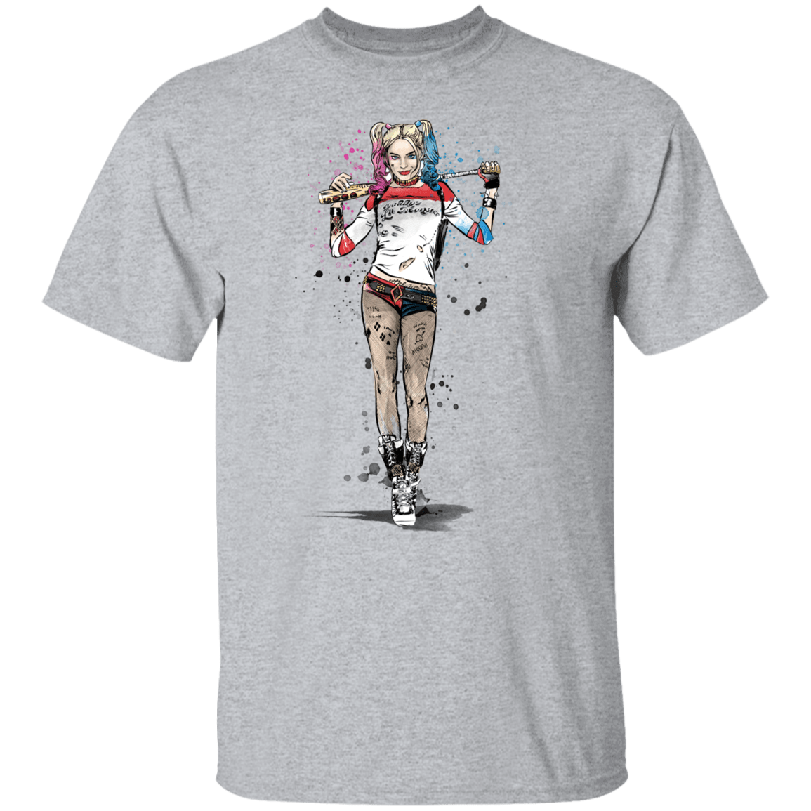 T-Shirts Sport Grey / S Sweet Crazy Girl sumi-e T-Shirt