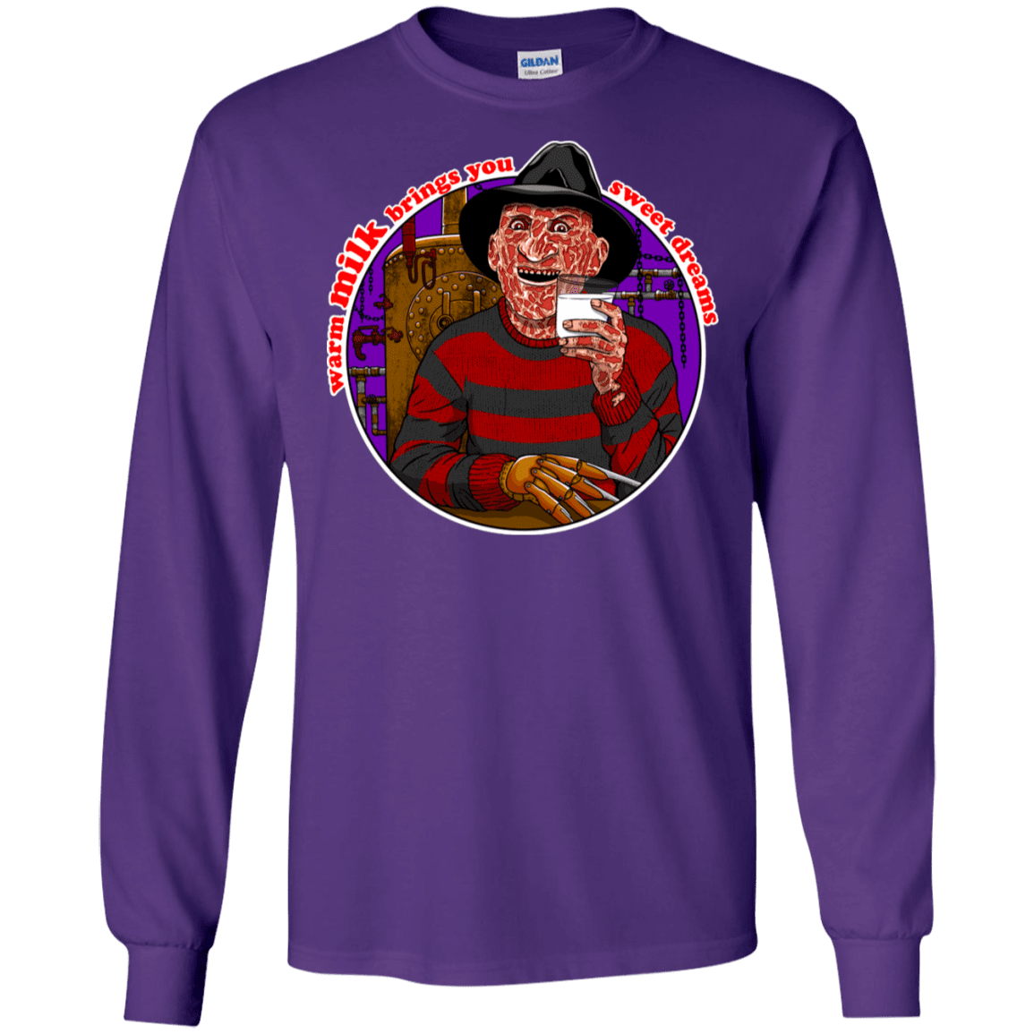 T-Shirts Purple / S Sweet Dreams Men's Long Sleeve T-Shirt