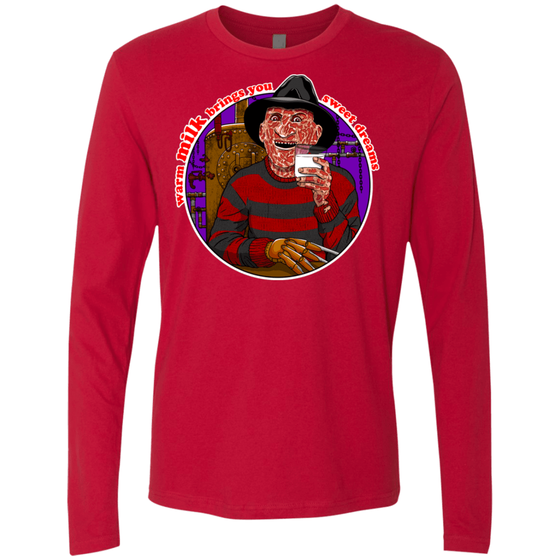 T-Shirts Red / S Sweet Dreams Men's Premium Long Sleeve