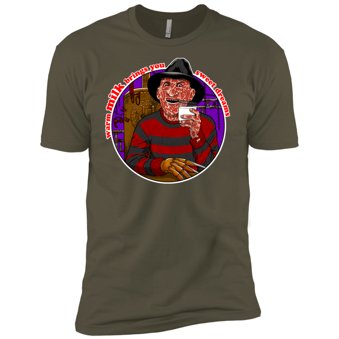 T-Shirts Military Green / X-Small Sweet Dreams Men's Premium T-Shirt