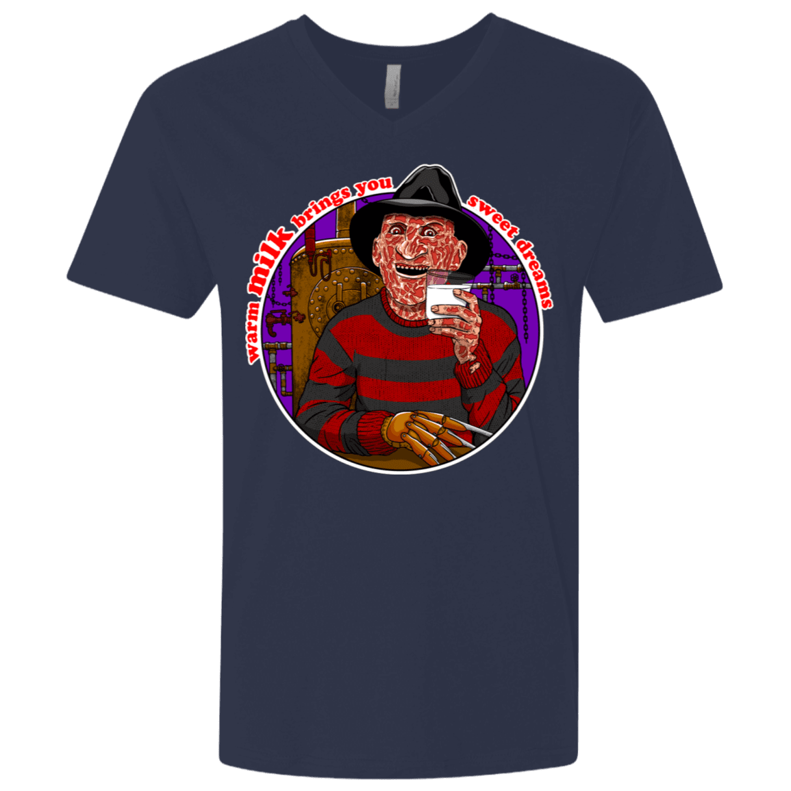 T-Shirts Midnight Navy / X-Small Sweet Dreams Men's Premium V-Neck