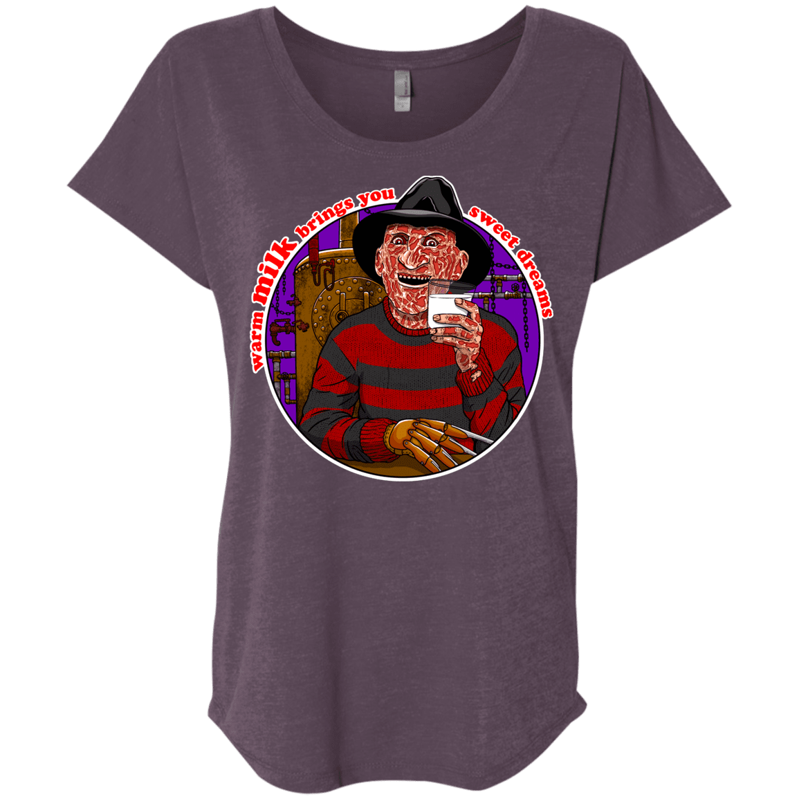 T-Shirts Vintage Purple / X-Small Sweet Dreams Triblend Dolman Sleeve