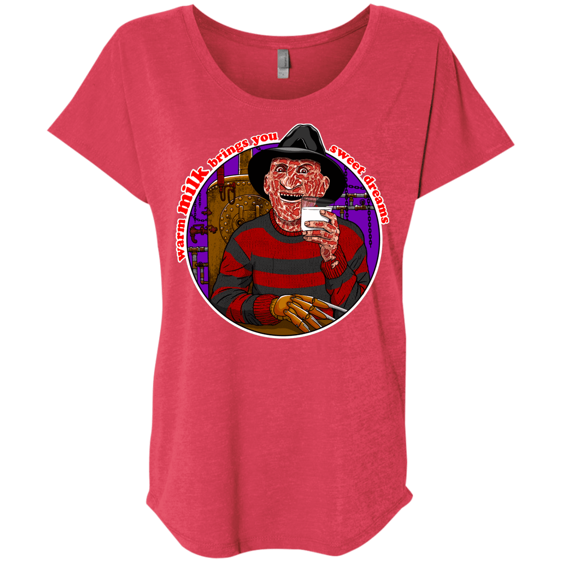 T-Shirts Vintage Red / X-Small Sweet Dreams Triblend Dolman Sleeve