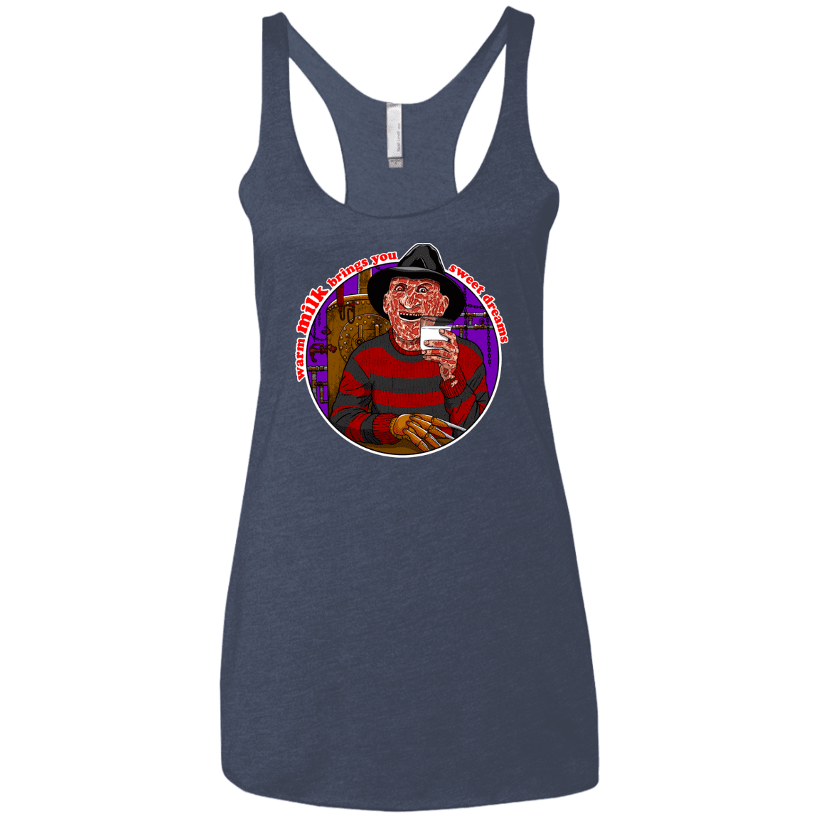 T-Shirts Vintage Navy / X-Small Sweet Dreams Women's Triblend Racerback Tank