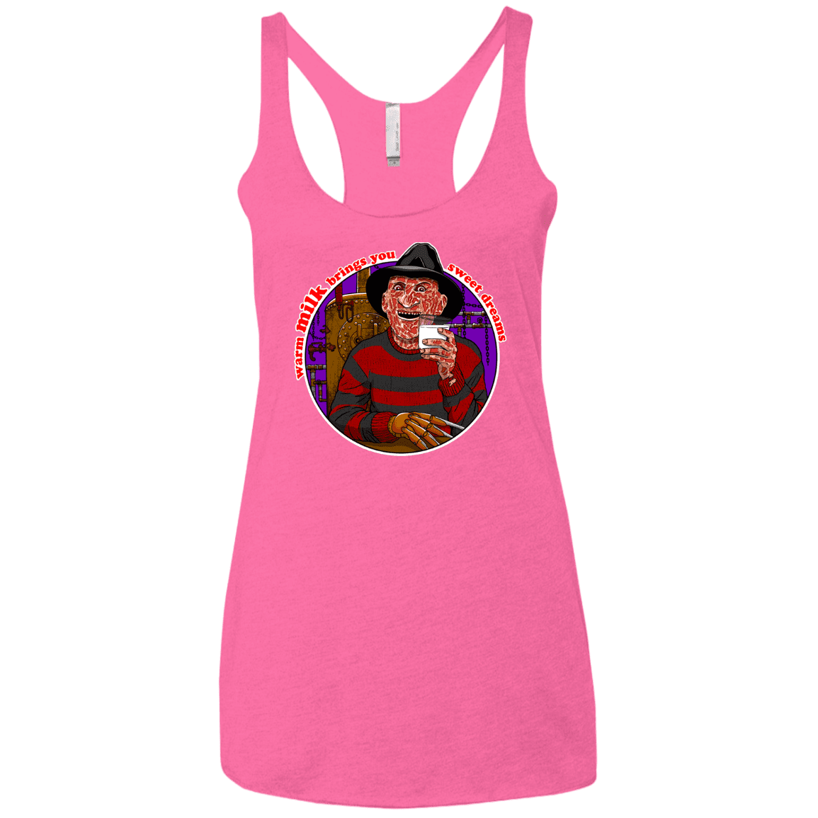 T-Shirts Vintage Pink / X-Small Sweet Dreams Women's Triblend Racerback Tank