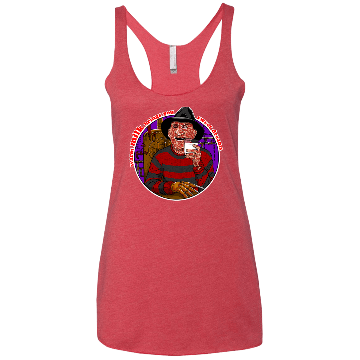 T-Shirts Vintage Red / X-Small Sweet Dreams Women's Triblend Racerback Tank