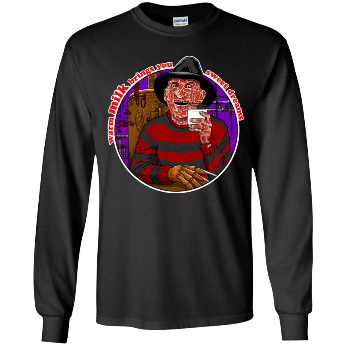T-Shirts Black / YS Sweet Dreams Youth Long Sleeve T-Shirt