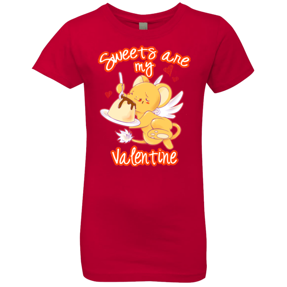 T-Shirts Red / YXS Sweets are my Valentine Girls Premium T-Shirt