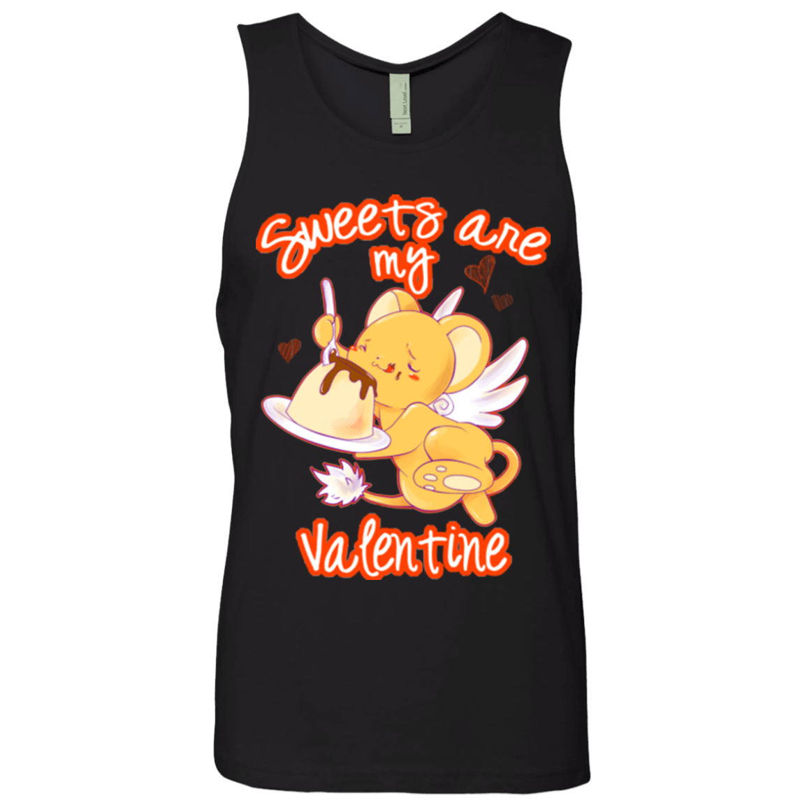 T-Shirts Black / Small Sweets are my Valentine Men's Premium Tank Top