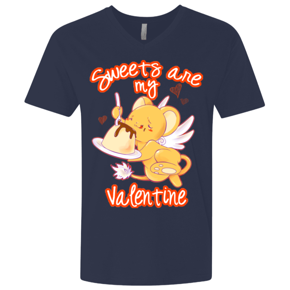 T-Shirts Midnight Navy / X-Small Sweets are my Valentine Men's Premium V-Neck