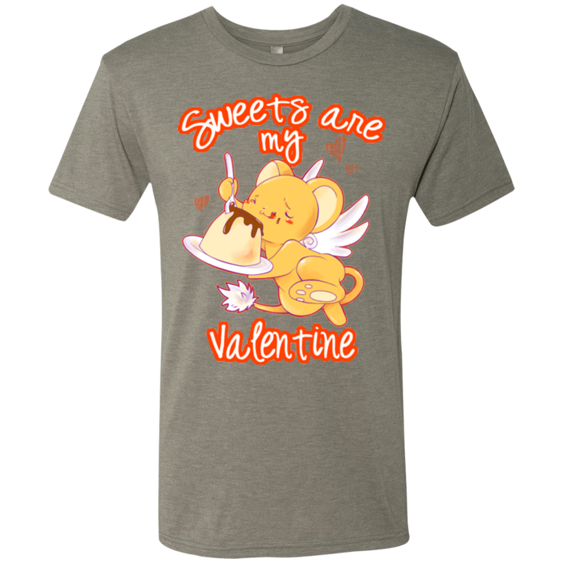 T-Shirts Venetian Grey / Small Sweets are my Valentine Men's Triblend T-Shirt