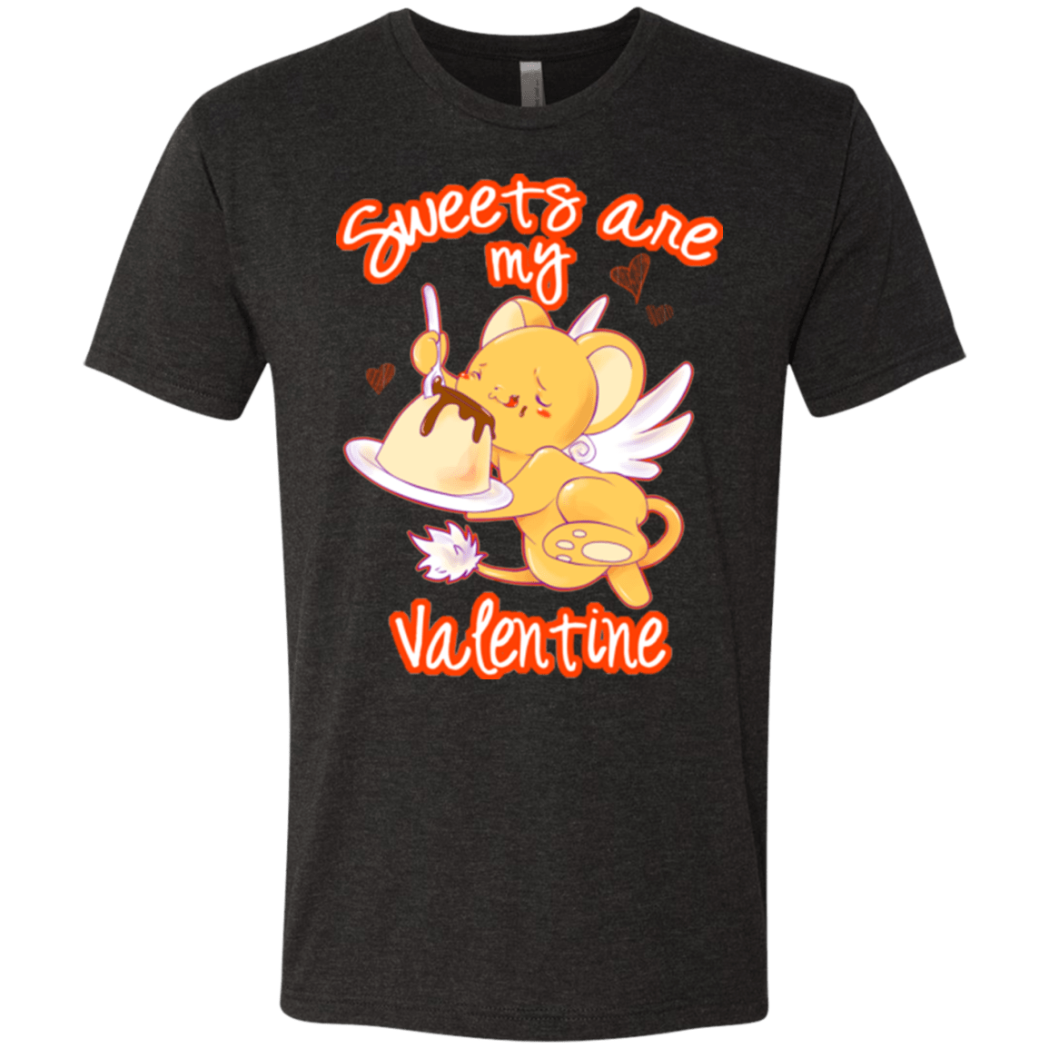 T-Shirts Vintage Black / Small Sweets are my Valentine Men's Triblend T-Shirt