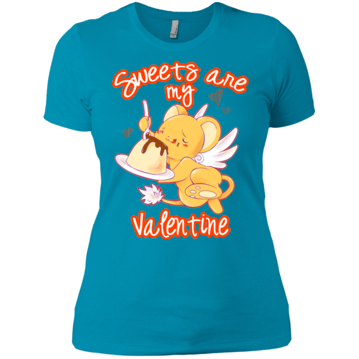 T-Shirts Turquoise / X-Small Sweets are my Valentine Women's Premium T-Shirt