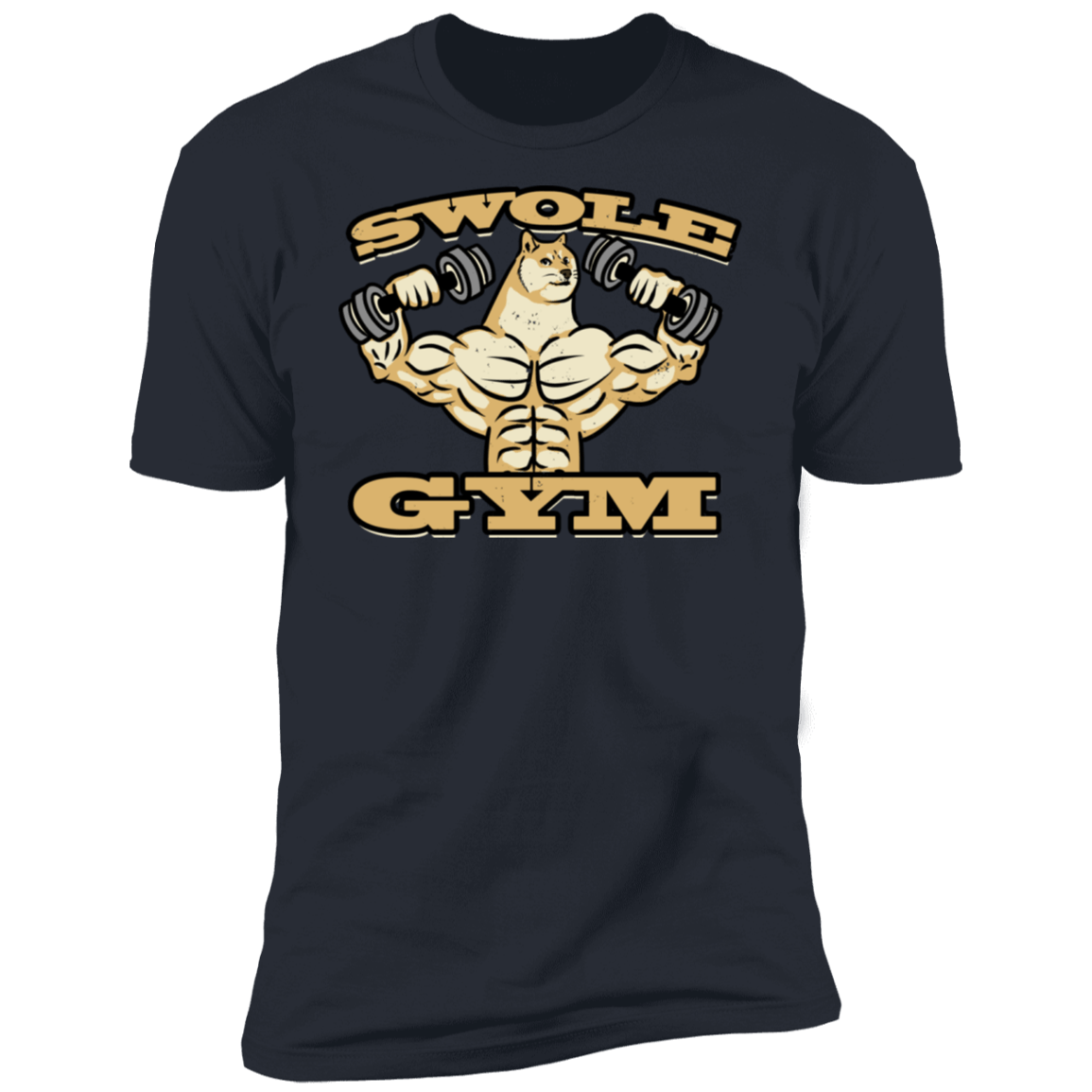 T-Shirts Indigo / S Swole Gym Men's Premium T-Shirt