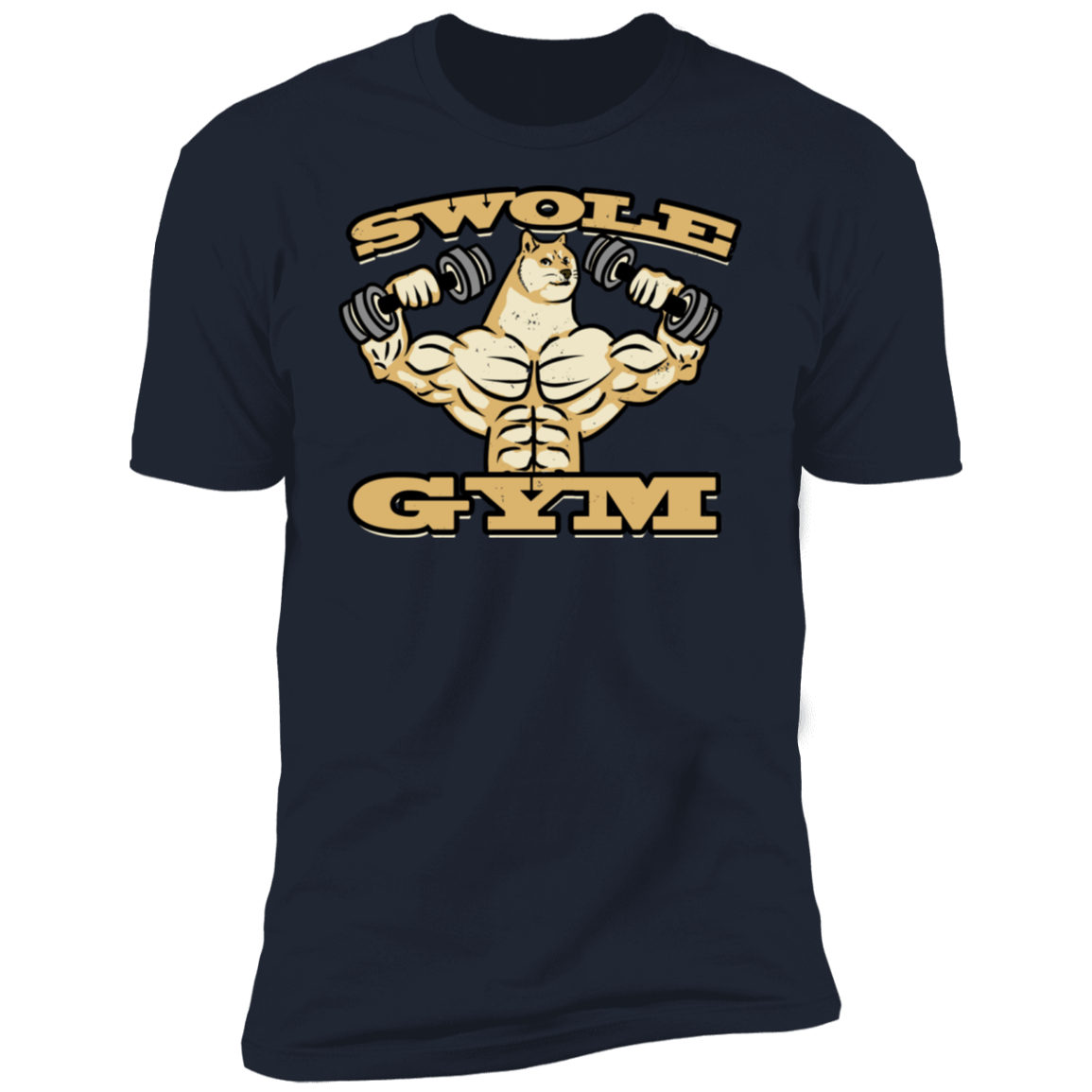 T-Shirts Midnight Navy / S Swole Gym Men's Premium T-Shirt