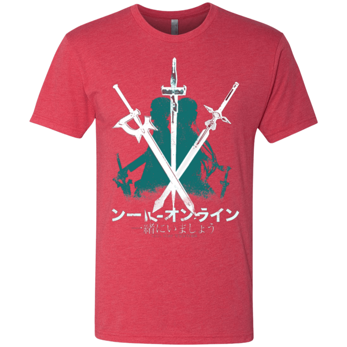 T-Shirts Vintage Red / Small Sword Art Men's Triblend T-Shirt