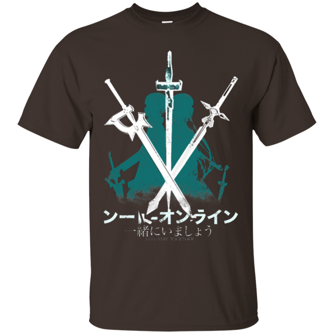 T-Shirts Dark Chocolate / Small Sword Art T-Shirt