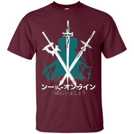 T-Shirts Maroon / Small Sword Art T-Shirt