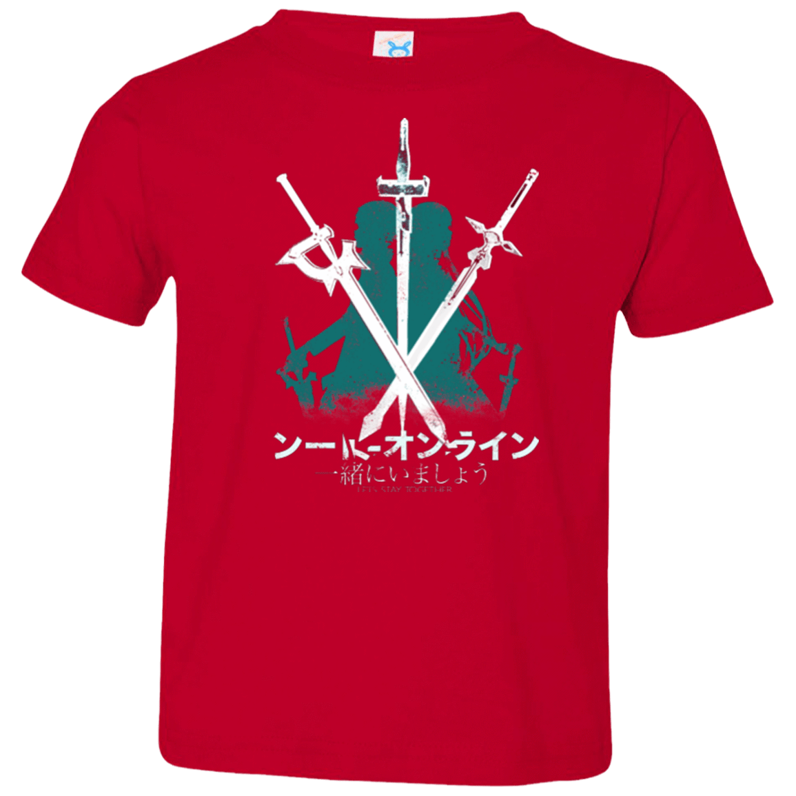 T-Shirts Red / 2T Sword Art Toddler Premium T-Shirt