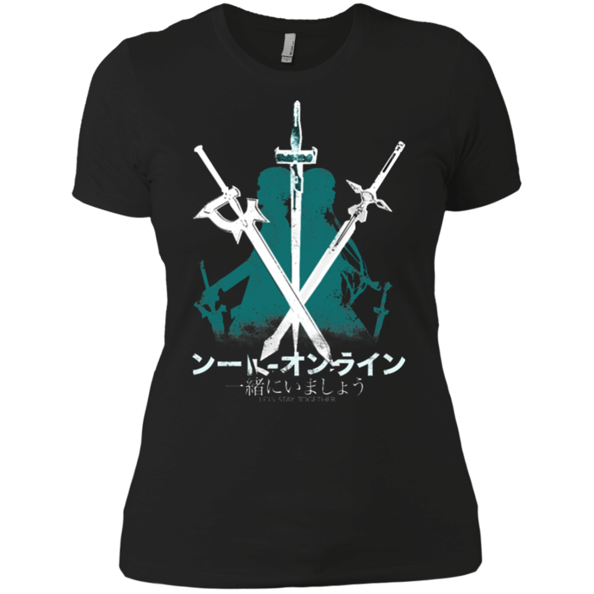 T-Shirts Black / X-Small Sword Art Women's Premium T-Shirt