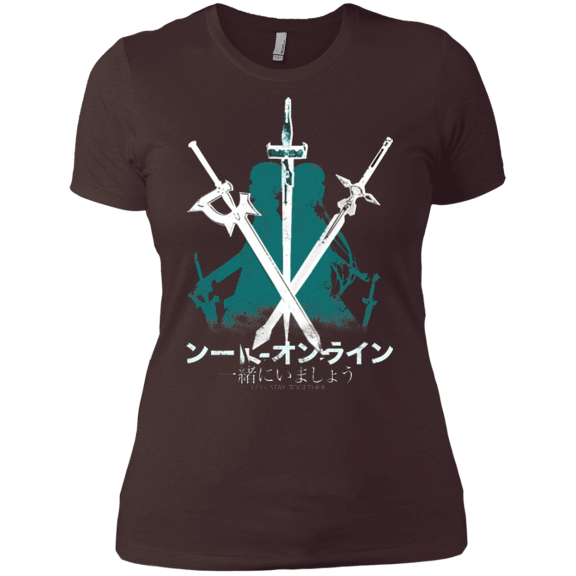 T-Shirts Dark Chocolate / X-Small Sword Art Women's Premium T-Shirt