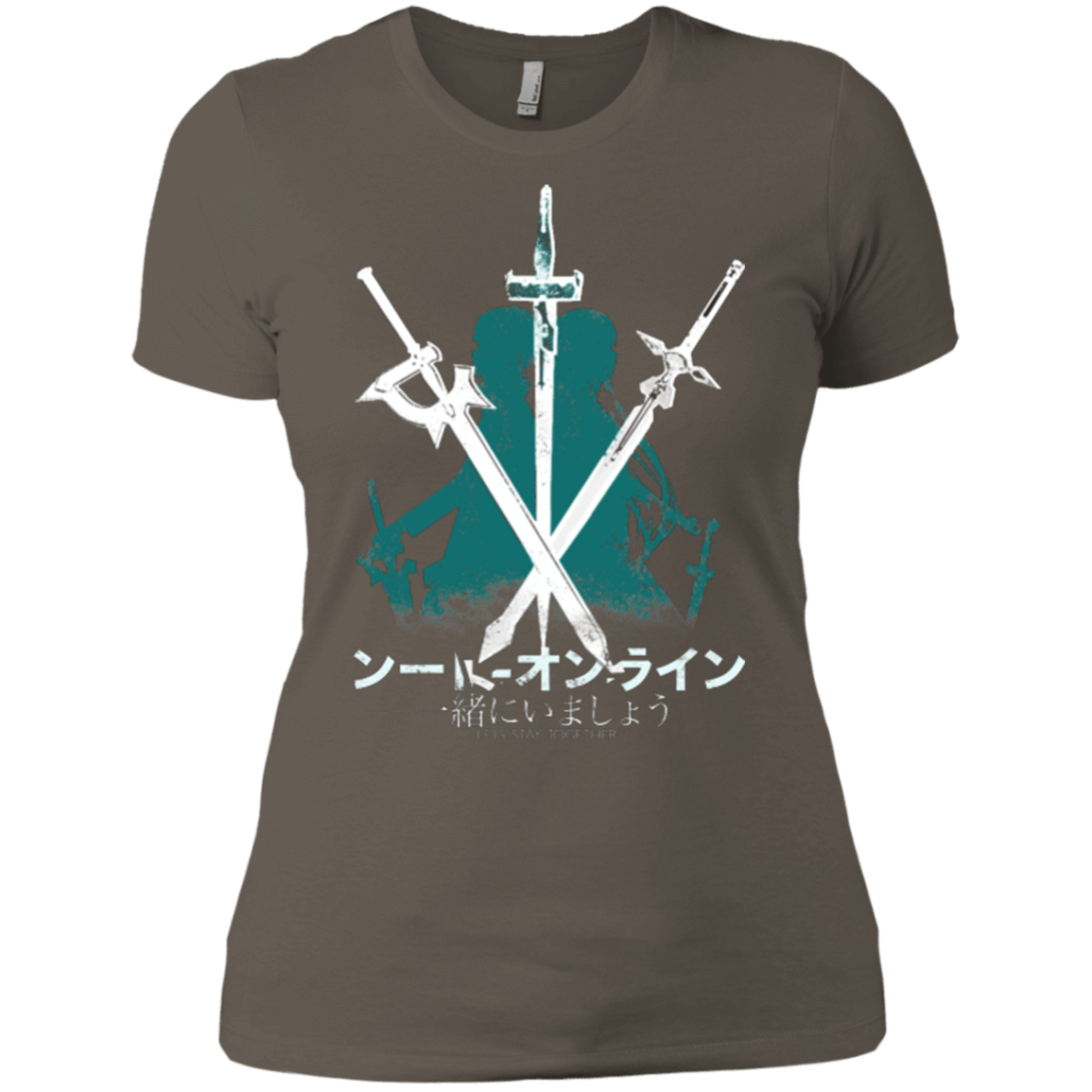 T-Shirts Warm Grey / X-Small Sword Art Women's Premium T-Shirt