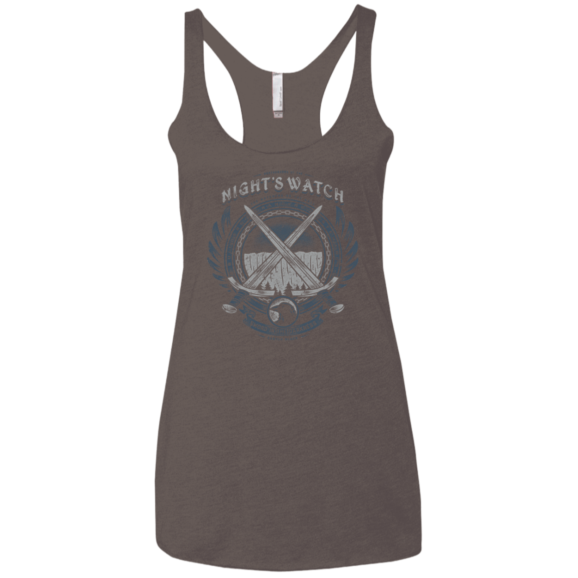 T-Shirts Macchiato / X-Small SWORD IN THE DARKNESS Women's Triblend Racerback Tank
