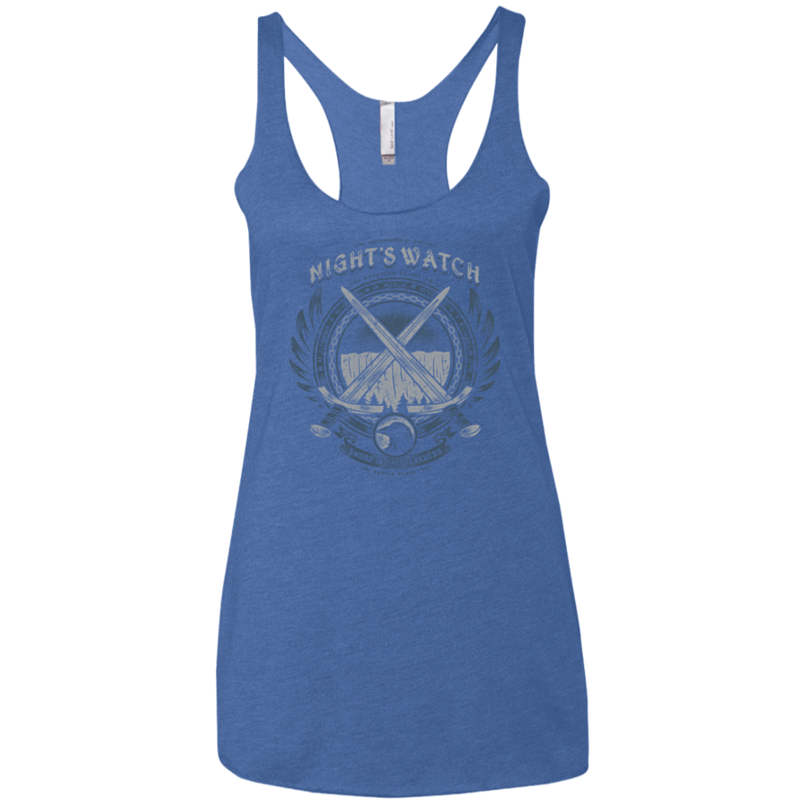 T-Shirts Vintage Royal / X-Small SWORD IN THE DARKNESS Women's Triblend Racerback Tank