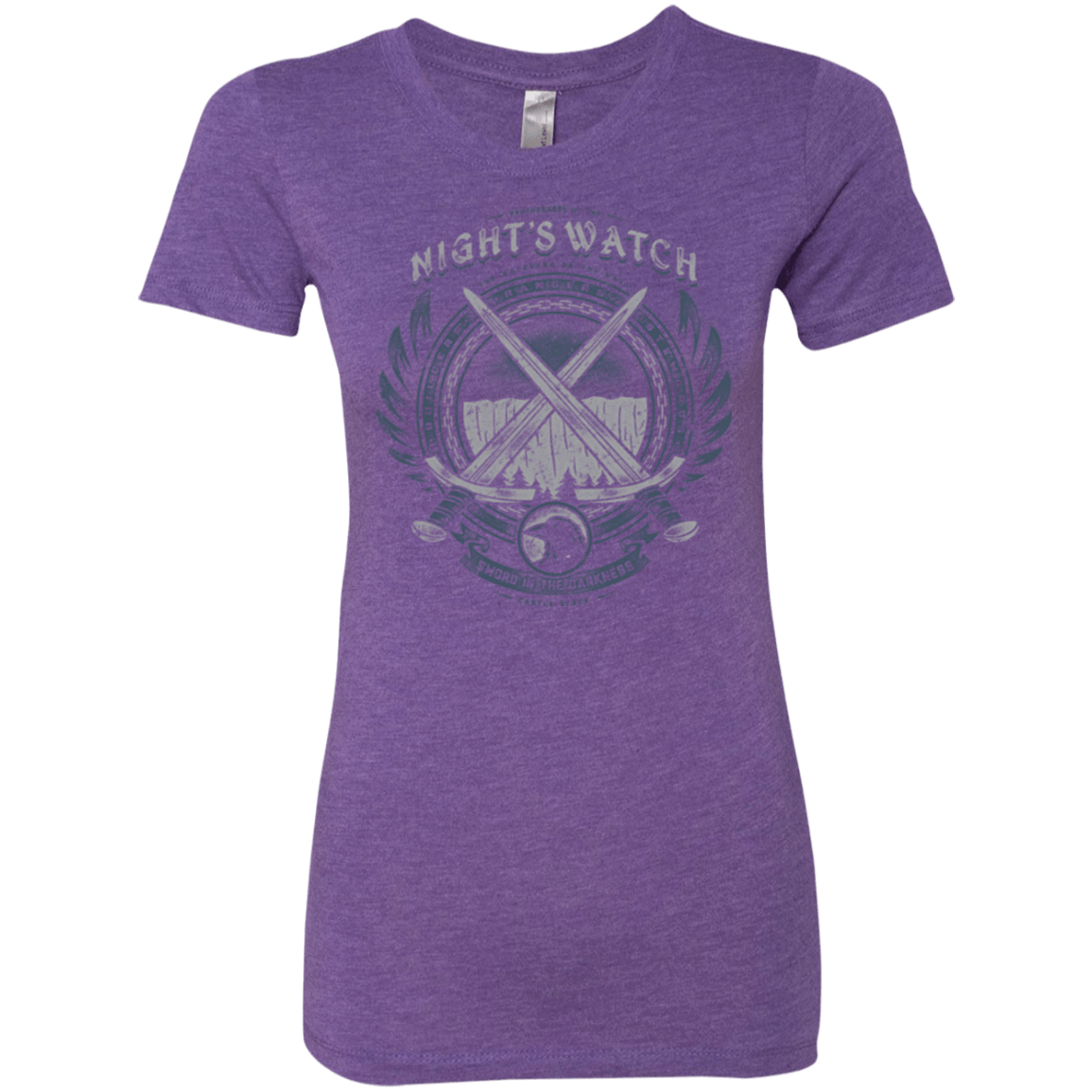 T-Shirts Purple Rush / Small SWORD IN THE DARKNESS Women's Triblend T-Shirt