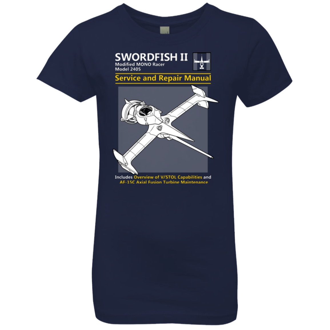 T-Shirts Midnight Navy / YXS SWORDFISH SERVICE AND REPAIR MANUAL Girls Premium T-Shirt