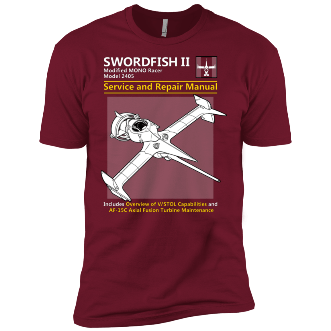 T-Shirts Cardinal / X-Small SWORDFISH SERVICE AND REPAIR MANUAL Men's Premium T-Shirt
