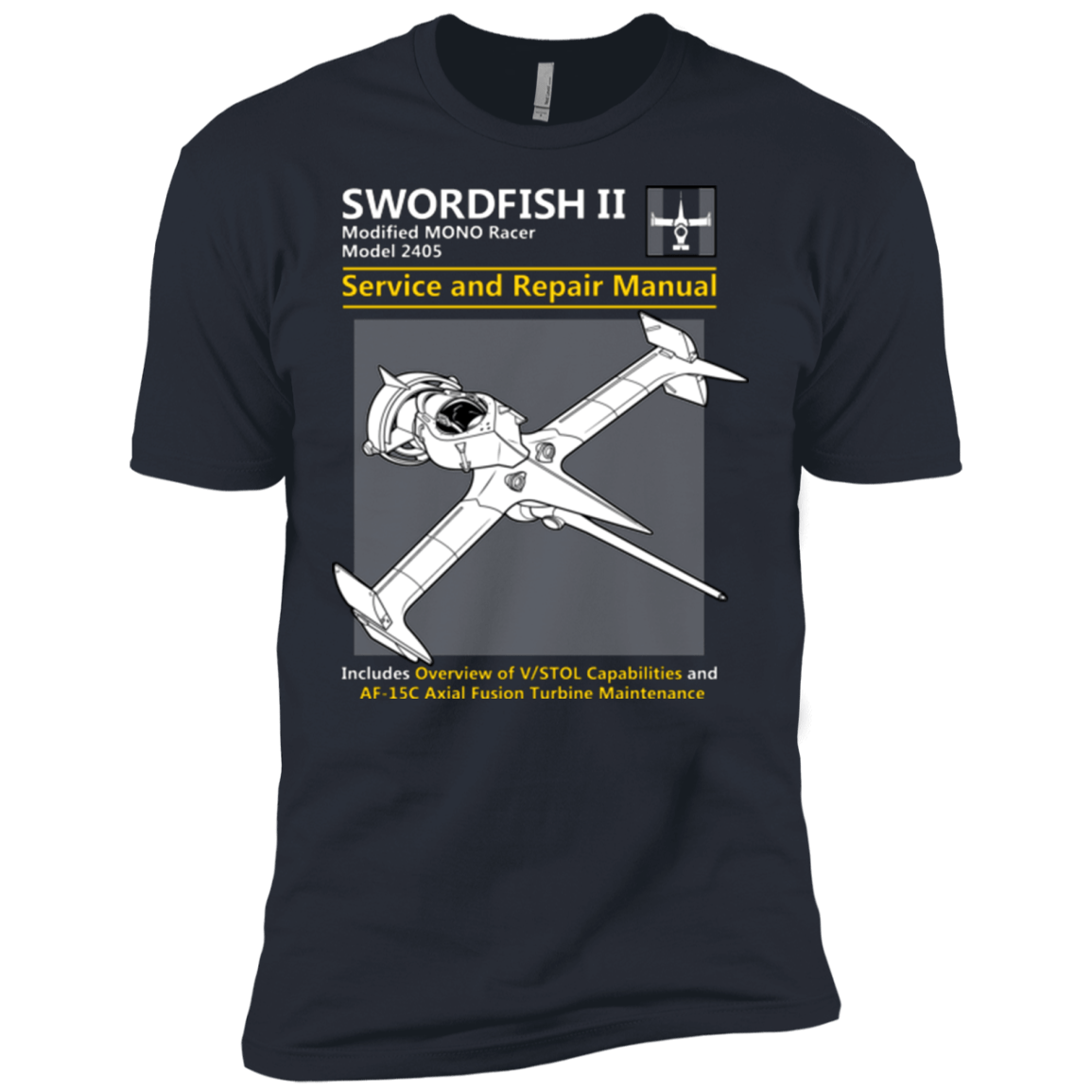 T-Shirts Indigo / X-Small SWORDFISH SERVICE AND REPAIR MANUAL Men's Premium T-Shirt