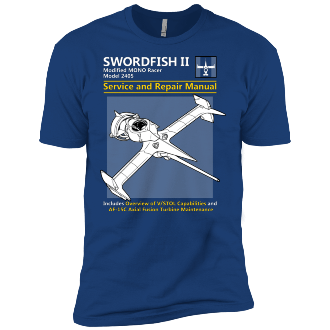 T-Shirts Royal / X-Small SWORDFISH SERVICE AND REPAIR MANUAL Men's Premium T-Shirt