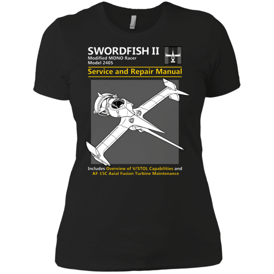 T-Shirts Black / X-Small SWORDFISH SERVICE AND REPAIR MANUAL Women's Premium T-Shirt