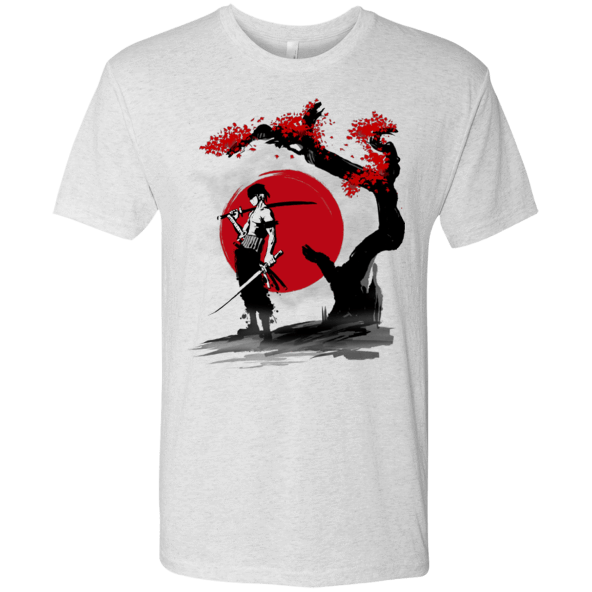 T-Shirts Heather White / Small Swordsman Pirate Men's Triblend T-Shirt