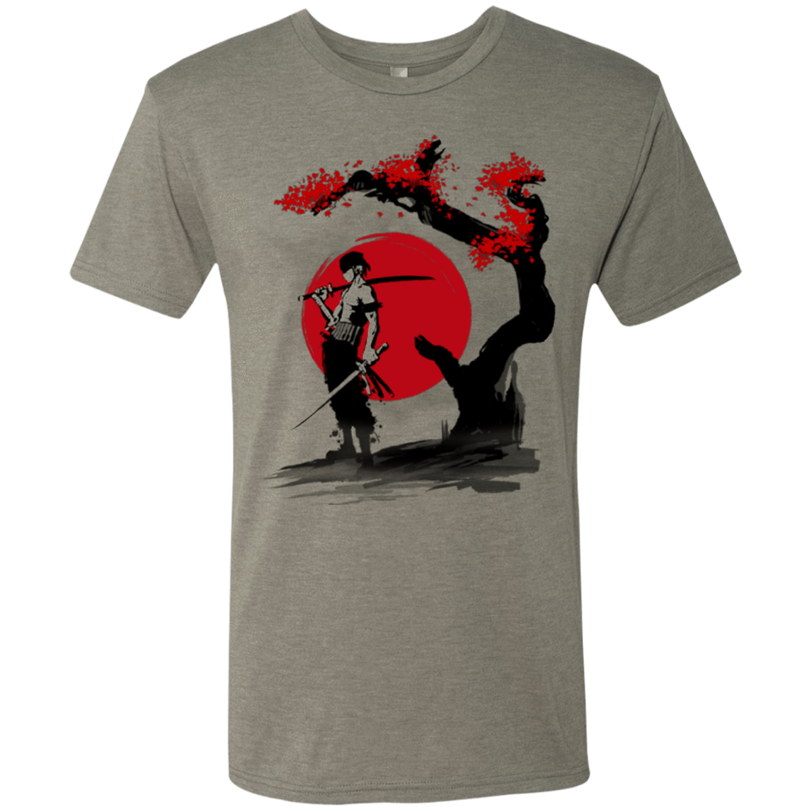 T-Shirts Venetian Grey / Small Swordsman Pirate Men's Triblend T-Shirt