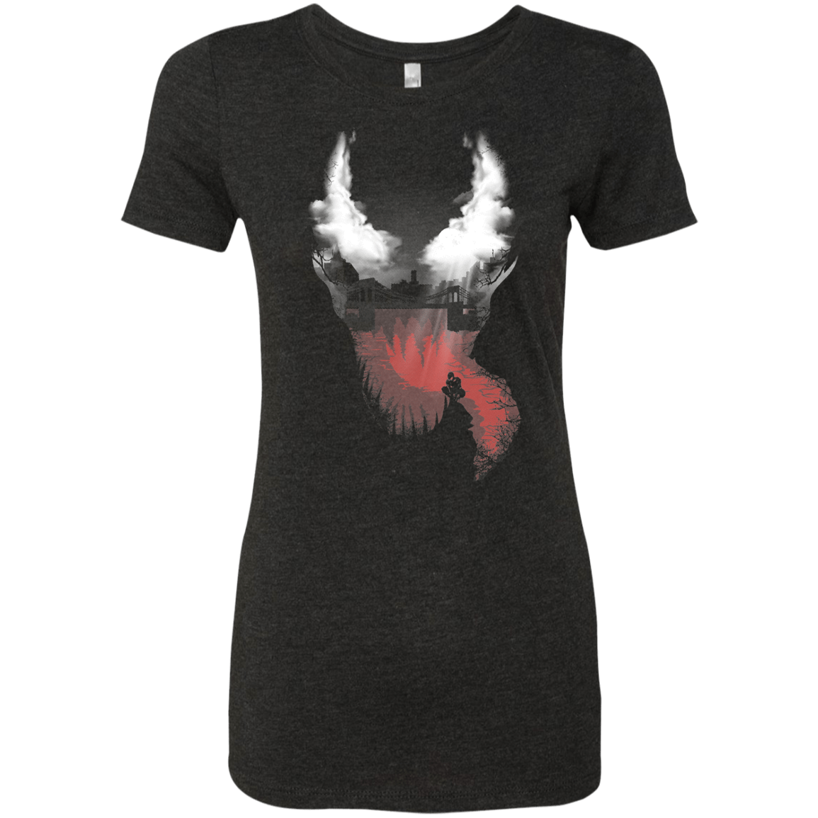 T-Shirts Vintage Black / S Symbiote City Women's Triblend T-Shirt