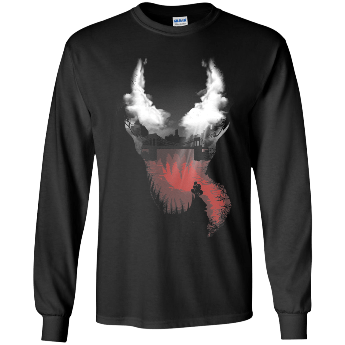 T-Shirts Black / YS Symbiote City Youth Long Sleeve T-Shirt