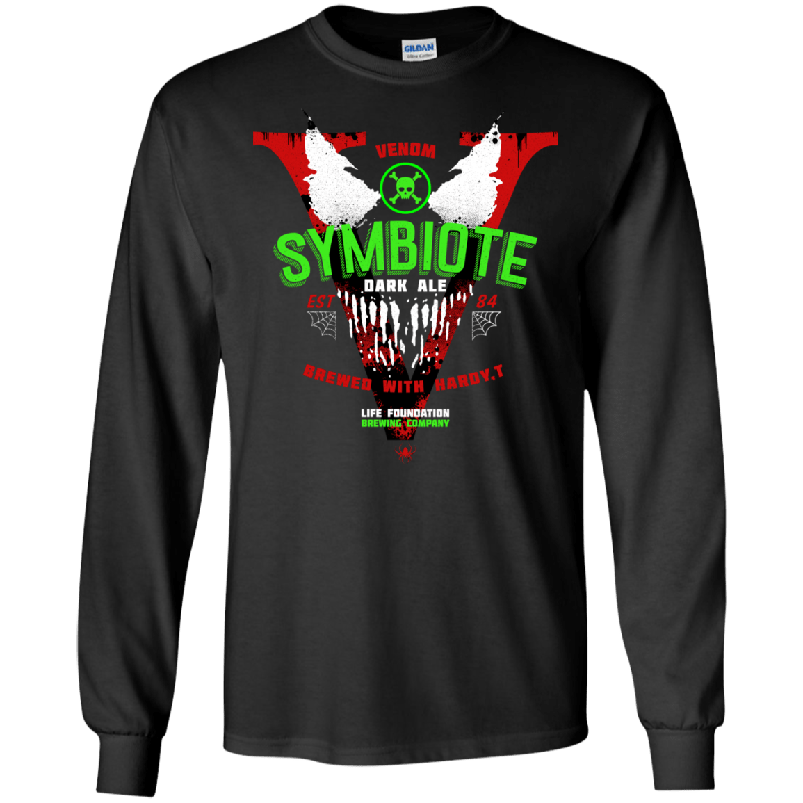Symbiote Dark Ale Men's Long Sleeve T-Shirt