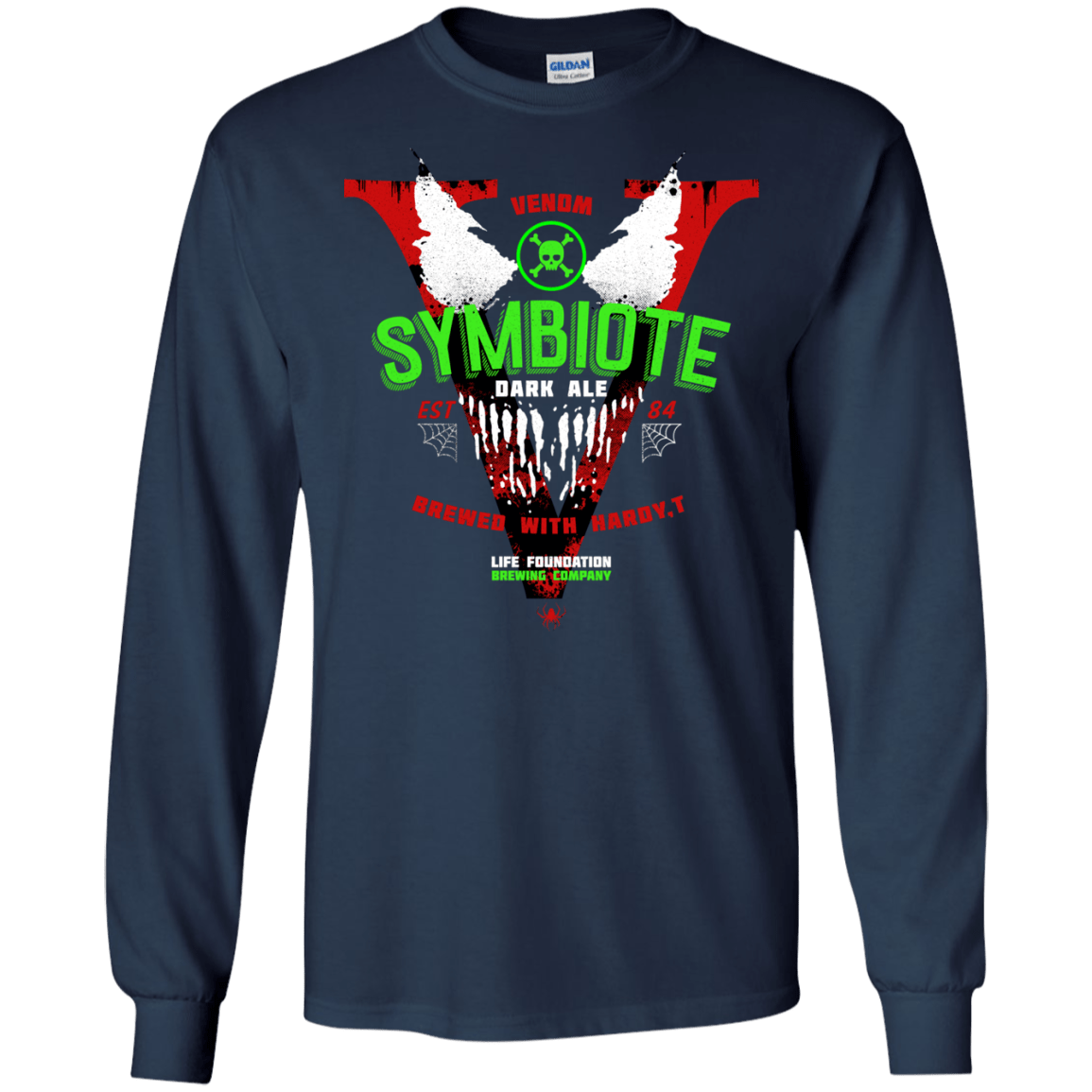 Symbiote Dark Ale Men's Long Sleeve T-Shirt