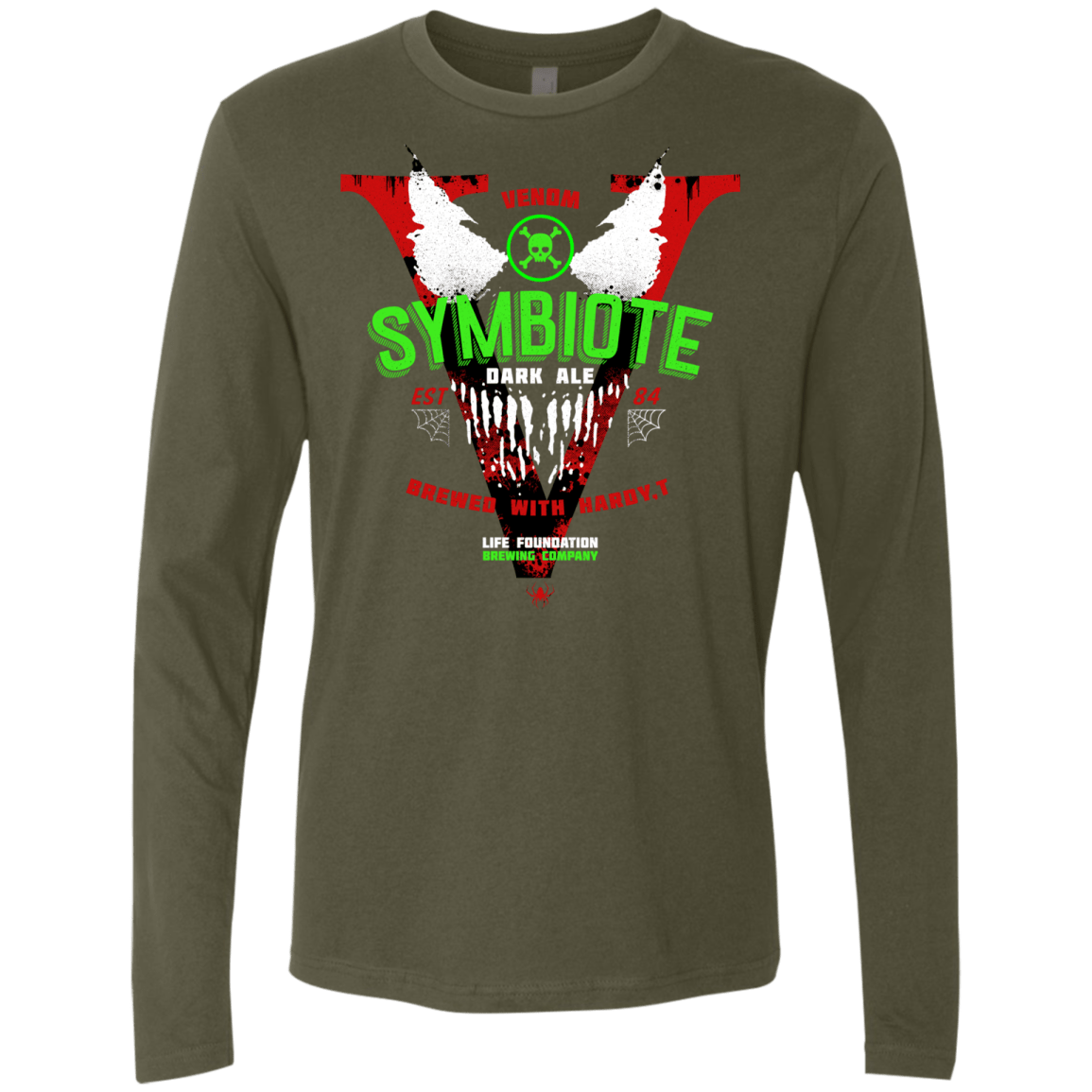 Symbiote Dark Ale Men's Premium Long Sleeve