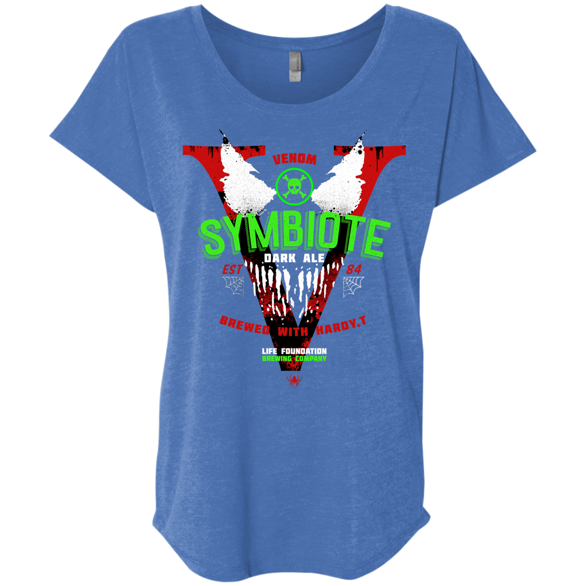 Symbiote Dark Ale Triblend Dolman Sleeve