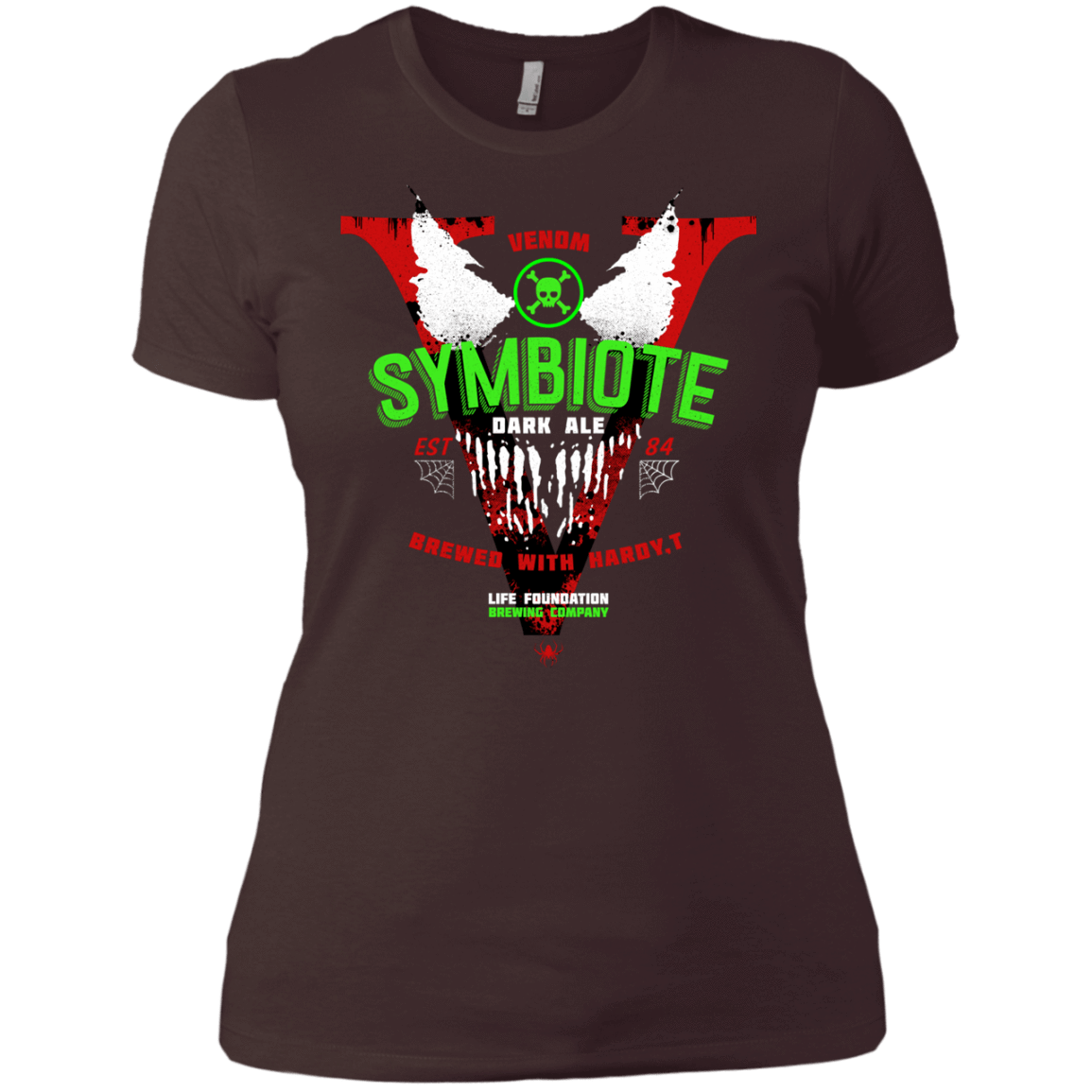 T-Shirts Dark Chocolate / X-Small Symbiote Dark Ale Women's Premium T-Shirt