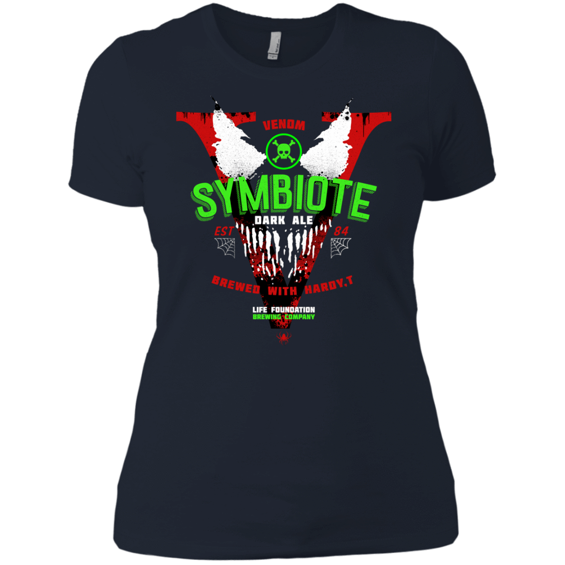 T-Shirts Midnight Navy / X-Small Symbiote Dark Ale Women's Premium T-Shirt